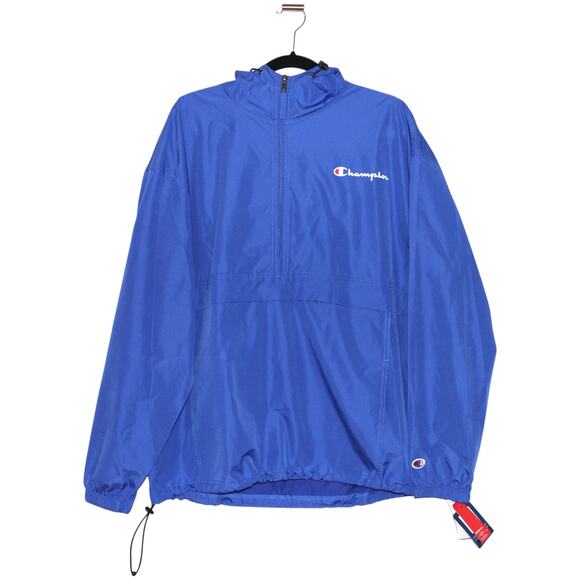 Champion Blue Anorak Wind Breaker Jacket XL NWT - Picture 2 of 5